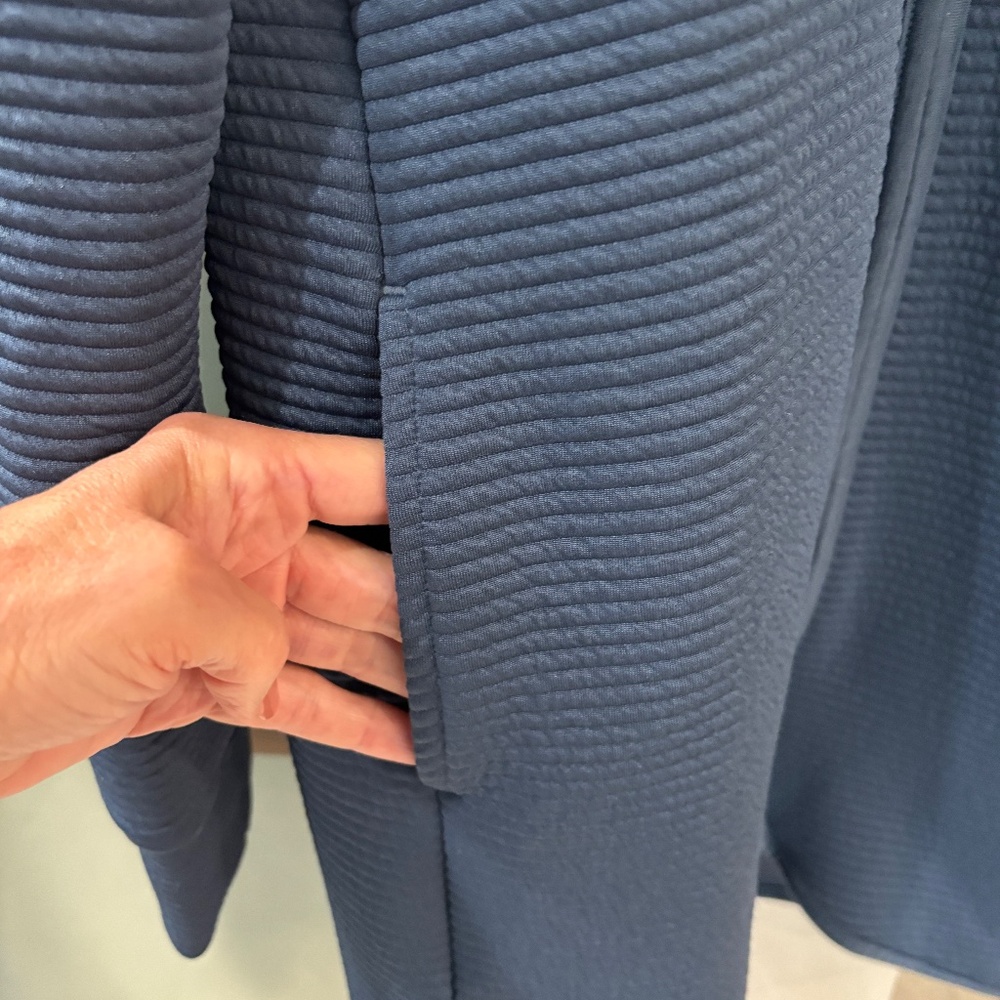 MPG Mondetta Performance Gear Ottoman Long Jacket - Iron Blue Size XS - Picture 7 of 10